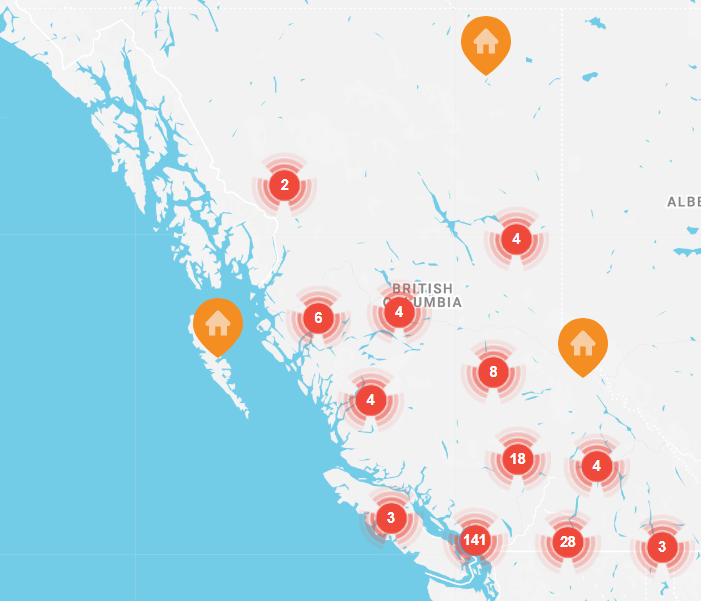 Map 200 recycling depots - see all of our recycling locations across British Columbia on our website