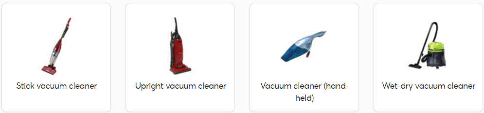 Vacuum Types Accepted for Recycling: Stick Vacuum, Upright Vacuum, Handheld Vacuum, Wet-dry Vacuum